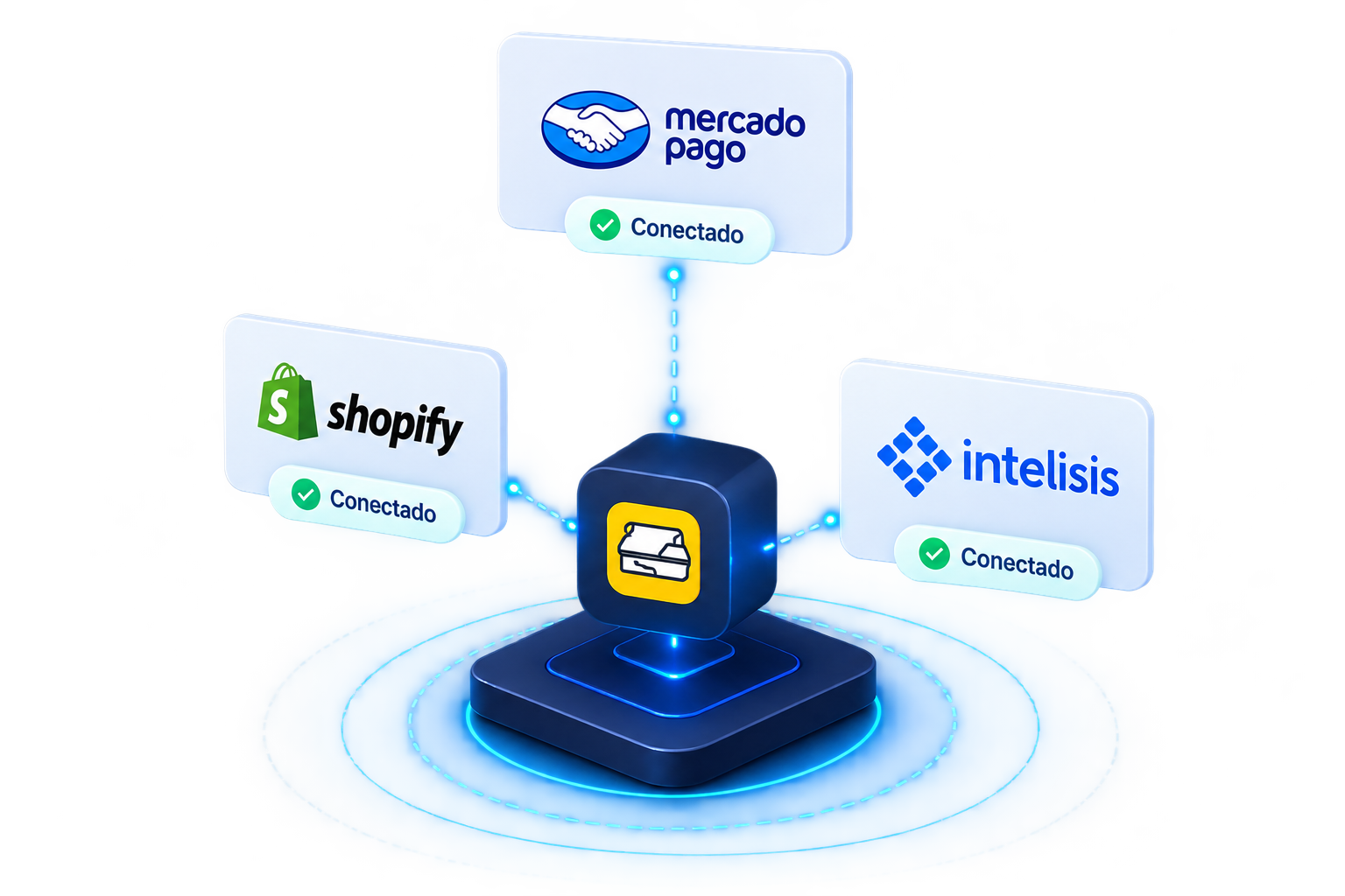Conciliador POS — MP, Shopify e Intelisis conectados